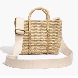 NWT Madewell Mini Straw Tote